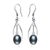 Fashion Brand Wedding & Engagement Jewelry Solid 925 Sterling Silver Long Earrings With Top Quality Natural Pearls Wedding gift
