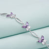 Fashion CZ Bowknot 925 Sterling Silver Bracelet