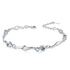 Fashion CZ Cubes 925 Sterling Silver Bracelet