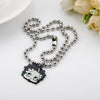 Cartoon Betty Boop Necklaces Personality Metal Sweater Chains Cute Cartoon Girl Choker Necklaces For Women Girls Gift