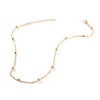 Chain Short Gold-plated Small Ball Chain Choker Necklace for Women Clavicle Chain Silver-plate