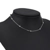 Chain Short Gold-plated Small Ball Chain Choker Necklace for Women Clavicle Chain Silver-plate
