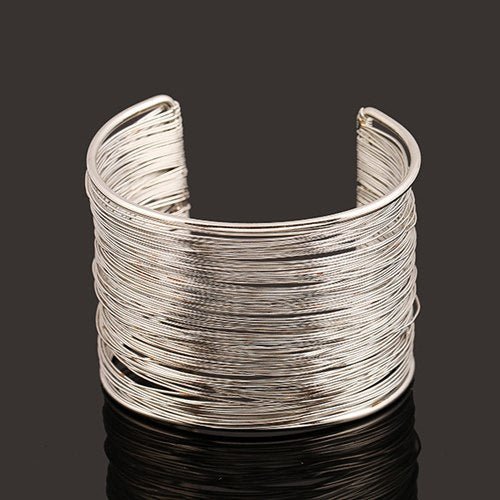 Fashion Charm Gold And Silver Wire Cuff Bracelets Punk Hop Bangles & Bracelets For Women Armband Fine Jewelry