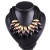 Charm Statement Necklaces Pendants Vintage Choker Collar Ethnic Black Gold 2021 Maxi Pendants necklace women jewelry