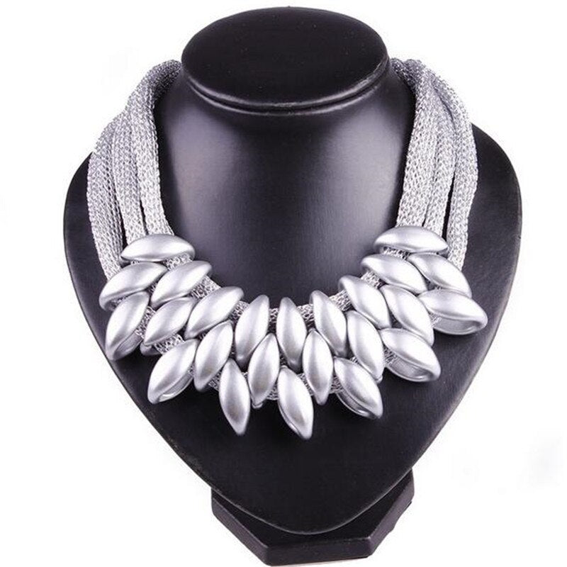 Charm Statement Necklaces Pendants Vintage Choker Collar Ethnic Black Gold 2021 Maxi Pendants necklace women jewelry