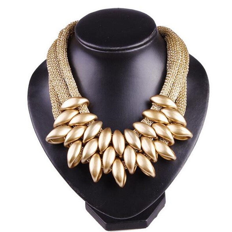 Charm Statement Necklaces Pendants Vintage Choker Collar Ethnic Black Gold 2021 Maxi Pendants necklace women jewelry