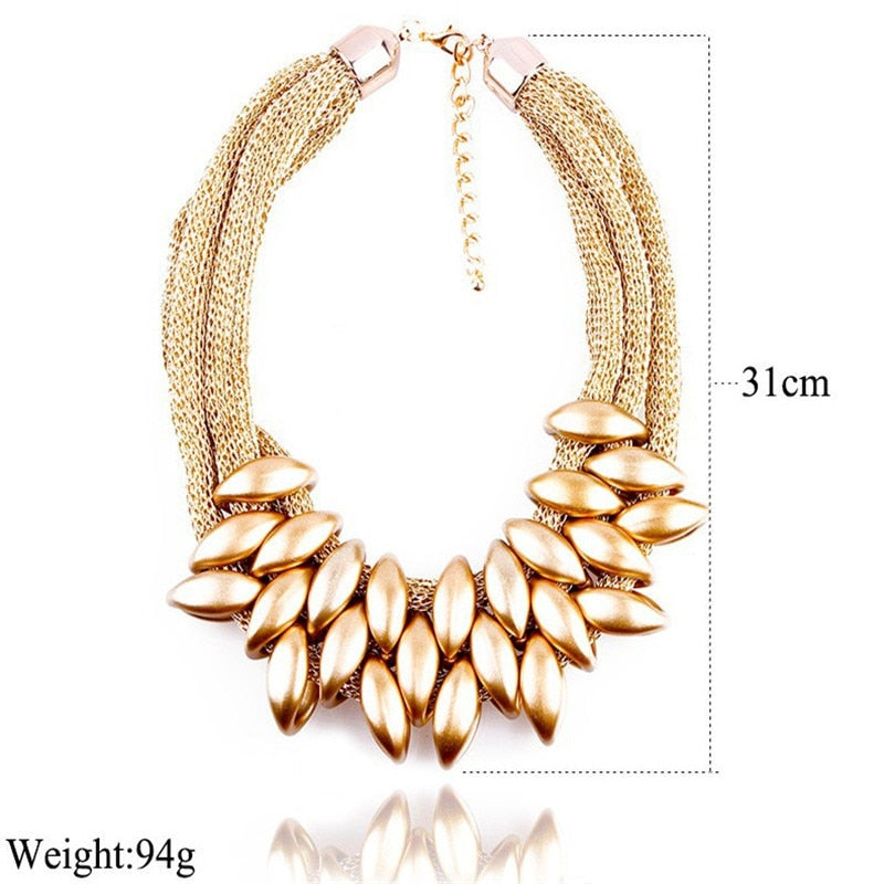 Charm Statement Necklaces Pendants Vintage Choker Collar Ethnic Black Gold 2021 Maxi Pendants necklace women jewelry