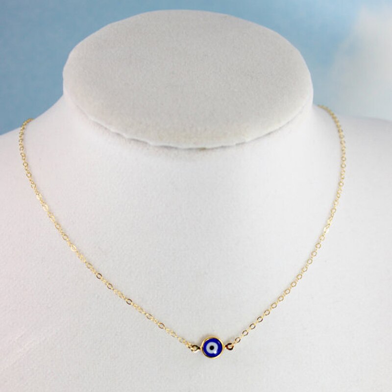 Charming Gothic Eyeball Vintage Punk Devil Eyes Pendant Necklace-Copper Evil Eye Necklace Gifts 2021