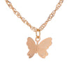 Choker Necklace Lovely Golden Silver Plated Butterfly Necklace Short Women Summer Holiday Romantic Gift Jewelry чокер