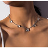 Choker Necklace Lovely Golden Silver Plated Butterfly Necklace Short Women Summer Holiday Romantic Gift Jewelry чокер