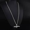 Choker Necklaces for Women 2021 Gun Pendant Crystal Rhinestone Chain Necklace Women Men Punk Chains Jewelry Gift