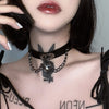 Choker Punk Rock Gothic necklaces Sexy PU Leather Heart Round Bondage Necklace Woman Jewelry Accessories