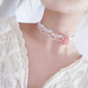 Chokers Necklaces for Women Lace Neckband ollar Flower Rose Summer Chocker Club Party Sexy Jewelry