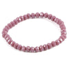 Colorful 4X6mm Glass Crystal Beaded Bracelets Rope Distance Bracelet Femmel Handmade Wrap Bracelet For women & Girls