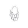 Colorful CZ Crystal Drop Earrings Gold Color Geometric Tassel Huggie Hoop Earrings Women Wedding Jewelry Brincos 2022