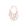 Colorful CZ Crystal Drop Earrings Gold Color Geometric Tassel Huggie Hoop Earrings Women Wedding Jewelry Brincos 2022