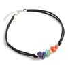 Colorful Natural Stone Healing Beads Necklace Jewelry For Women Gift Yoga Buddha Beads Energy Chakra Choker Necklace