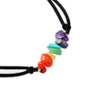 Colorful Natural Stone Healing Beads Necklace Jewelry For Women Gift Yoga Buddha Beads Energy Chakra Choker Necklace