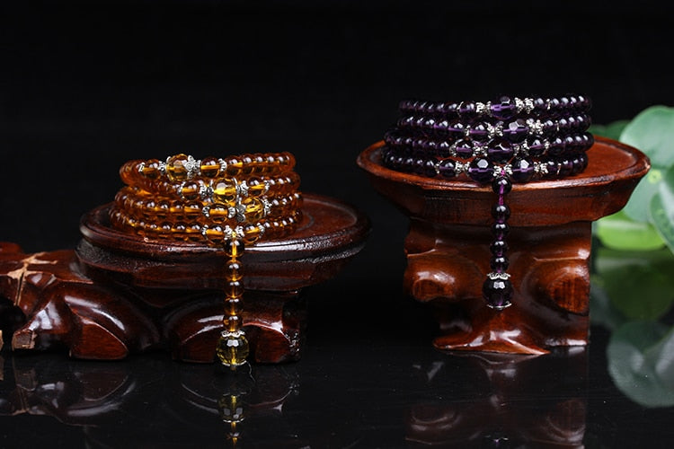 Fashion Compose crystal Stone Manual Bracelets Geometry Beads Bangle For Women Elegant Charms Jewelry Drop Shipping