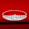 Crown Women Cuff Bracelet Silver Colour Bangle  Designer Jewelry 2022 Christmas Offers With  GaaBou