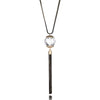 Crystal Bead Sweater Charm Chain Necklace Gold Color Tassel Design Pendant Long Sweater For Women Necklace Jewelry 2022