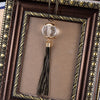 Crystal Bead Sweater Charm Chain Necklace Gold Color Tassel Design Pendant Long Sweater For Women Necklace Jewelry 2022