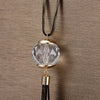 Crystal Bead Sweater Charm Chain Necklace Gold Color Tassel Design Pendant Long Sweater For Women Necklace Jewelry 2022