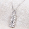 Cubic Zirconia Whistle Pendant Necklaces Hollow Crystal Necklaces For Women Long Chain Sweater Collier Jewelry Gift 2022