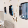 Cute Bear Lady Pendant Pendant High-quality Personality Accessories Zirconia Anniversary Party Gift Jewelry