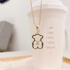 Cute Bear Lady Pendant Pendant High-quality Personality Accessories Zirconia Anniversary Party Gift Jewelry