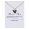 Cute Butterfly Pendant Necklace for Women Jewelry
