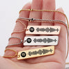 DIY Laser Engraving Spotify Scan Code Women Men Necklace  Jewelry Stainless Steel Custom Gothic Gift Music Song Code