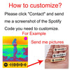 DIY Laser Engraving Spotify Scan Code Women Men Necklace  Jewelry Stainless Steel Custom Gothic Gift Music Song Code
