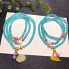 Fashion Design 4mm beads Natural Amazonite Stone Women Fashion Bracelet Jewelry