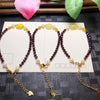 Fashion Design Pure natural faceted garnet Stone Women Fashion Bracelet Jewelry