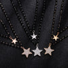 Double Layer Zirconia Star Pendant Necklace for Woman Summer Sexy Delicate Clavicle Golden Chain Necklace Girls Jewelry