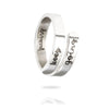 Double layer Rings Open Adjustable Steel Finger Rings For Men Women Letter Keep Going Engagement Female Finger Jewelry