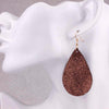 Fashion Earing for Women 2020 Wholesale Genuine Leather Earrings Gold Jewelry Statement Teardrop Earring Vintage boucle oreilles