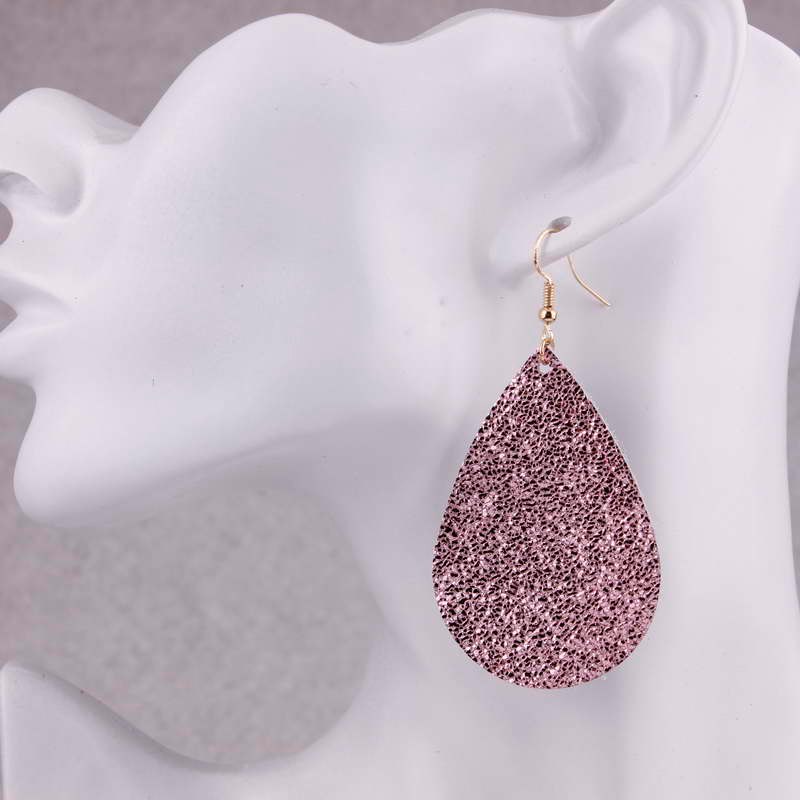 Fashion Earing for Women 2020 Wholesale Genuine Leather Earrings Gold Jewelry Statement Teardrop Earring Vintage boucle oreilles