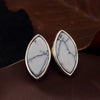 Fashion Elegance Gemstone Stud Earrings For Lady,100% 925 Pure Silver Vintage Oval Top Grade Earrings Fine Jewels For Gift