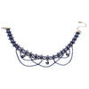 Ethnic Crystal Choker Necklace Women Black Pendant Crystal Rope Chain Lace Choker Necklace Vintage Jewelry For Women