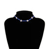 Ethnic Plastic Strand Necklaces Womens Bohemian Color Beads Measle Weaving Flowers Geometric Necklaces Jewelry for Girls