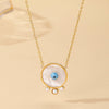 Evil Eye Pendants Necklaces for Women Goth Stainless Steel Choker Necklace Vintage Turkish Eye Neck Chains Jewelry 2022