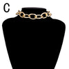 Exaggerated Cuban Thick Chain Choker Necklaces For Women Jewelry Personalize Statement Female Gift Accessories