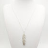 Feather Necklaces for Women Long Sweater Chain Jewelry Gifts Leaf Pendants Chocker Necklace Bijoux