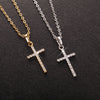 Female Cross Pendants Necklace Gold Color Crystal Jesus Cross Pendant Necklace For Women Jewelry For Men/Women