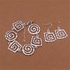 Fine Pretty thread bracelets earrings 925 Sterling Silver Jewelry sets for women Party wedding streetwear Gifts