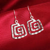 Fine Pretty thread bracelets earrings 925 Sterling Silver Jewelry sets for women Party wedding streetwear Gifts