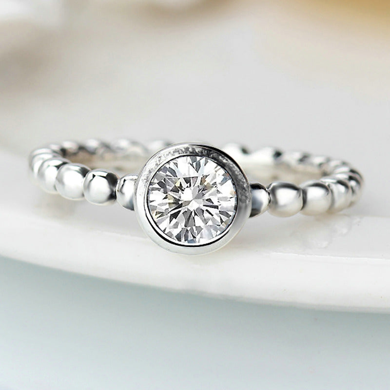Fashion Flowers Pandora Finger Rings Clear CZ Dazzling Daisy Ring for Women Wedding Jewelry Accessories