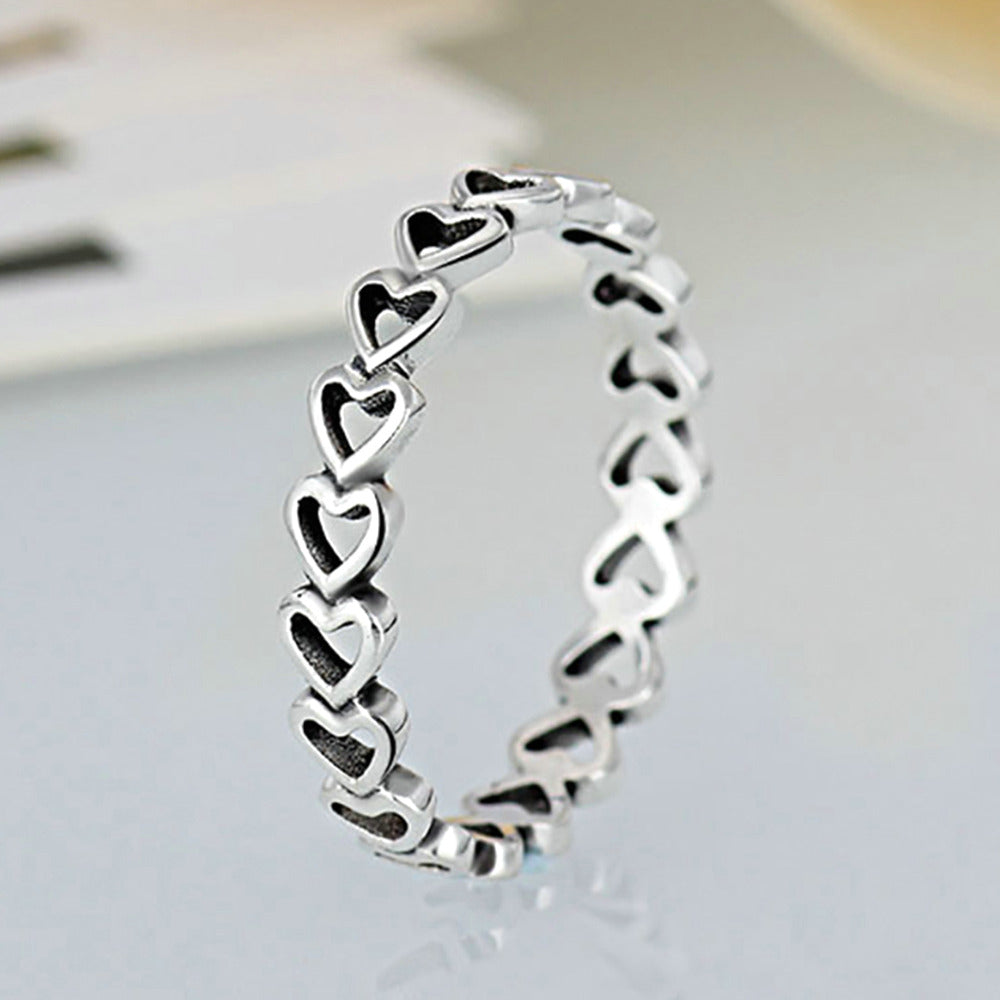 Fashion Flowers Pandora Finger Rings Clear CZ Dazzling Daisy Ring for Women Wedding Jewelry Accessories